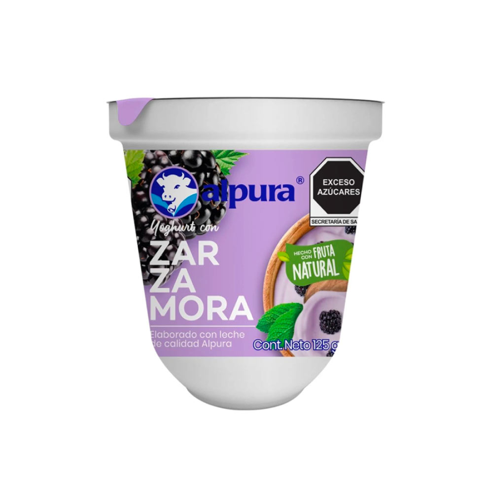 Yoghurt Batido Alpura Zarazamora 125 gr