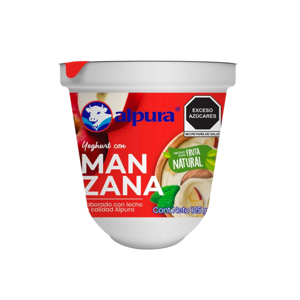 Yoghurt Batido Alpura Manzana 125 gr