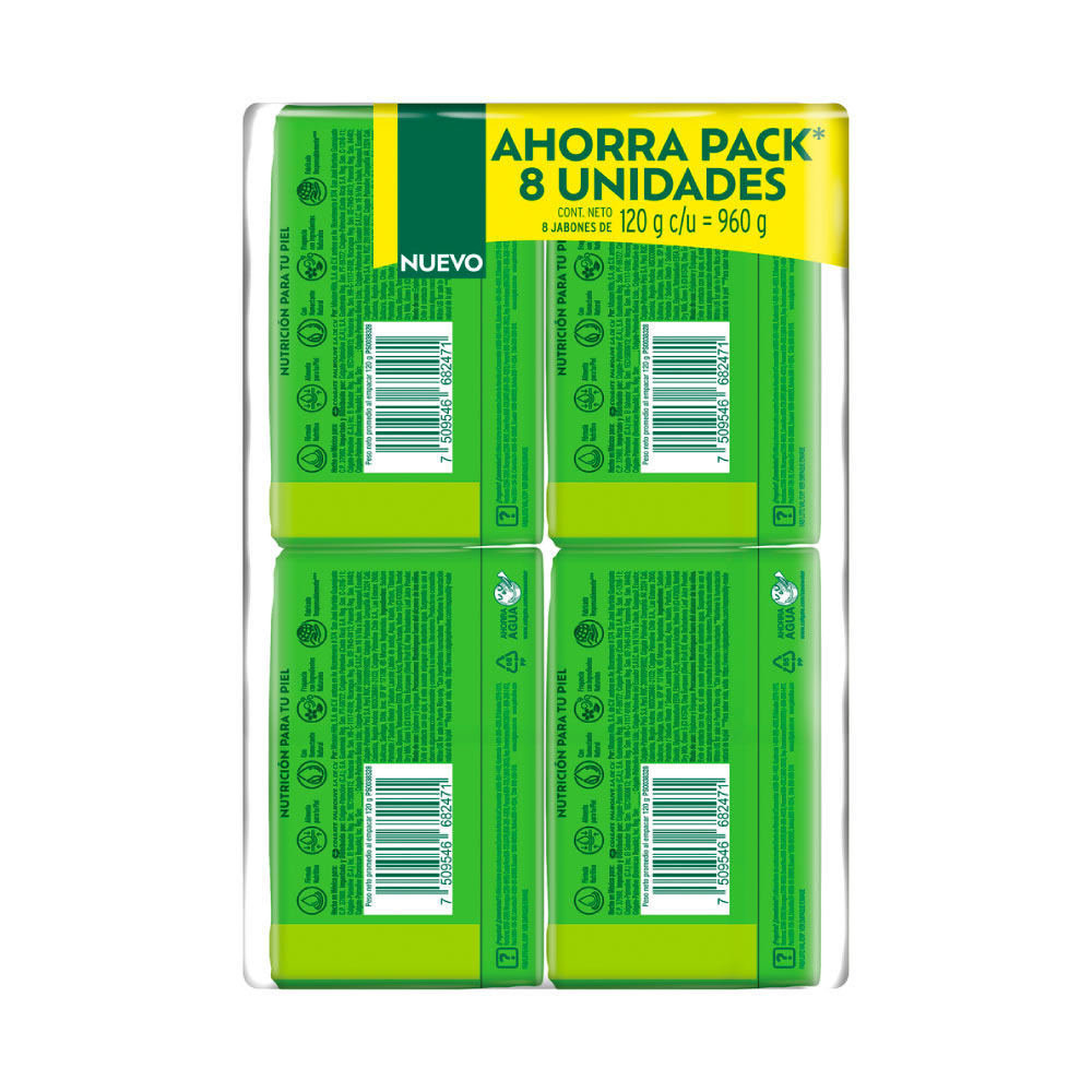 Jabon Toc Palmolive Naturals Aloe Y Oliva 8/8/120 Gr