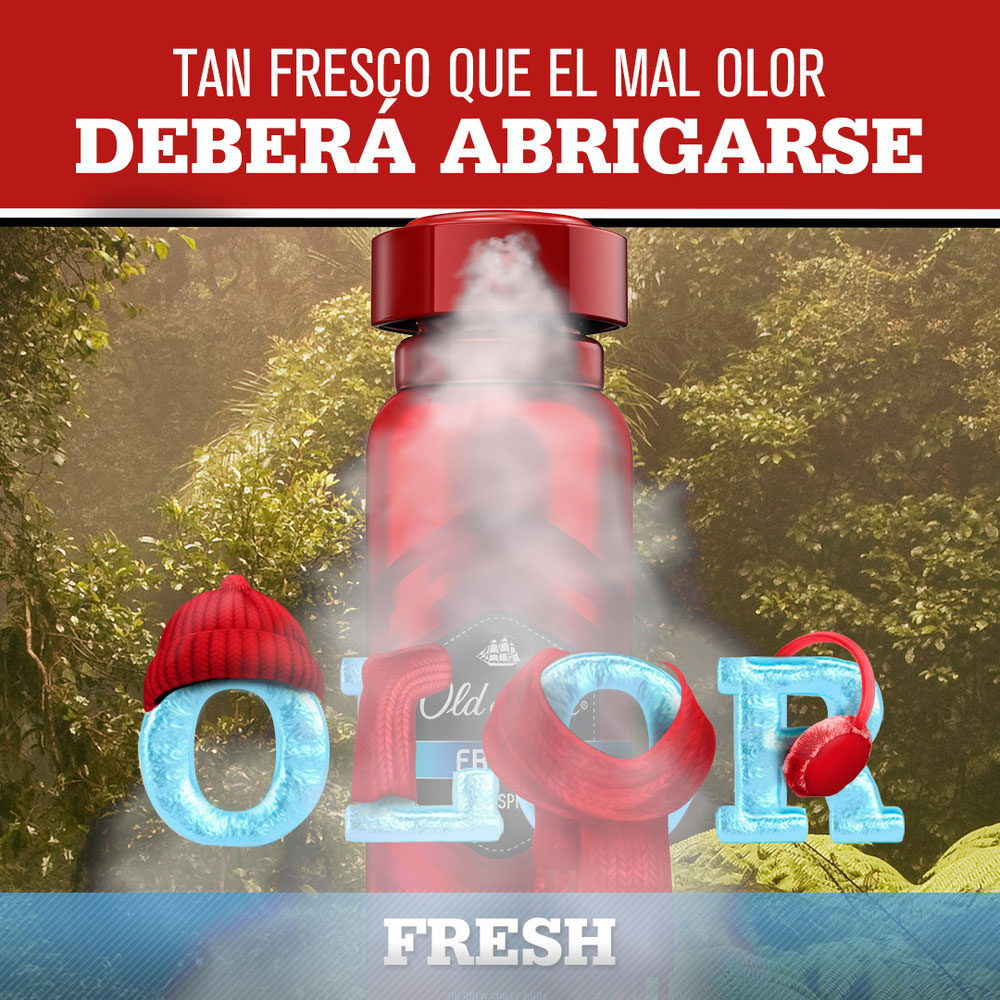 Desodorante Old Spice Areosol Fresh de 96 gr