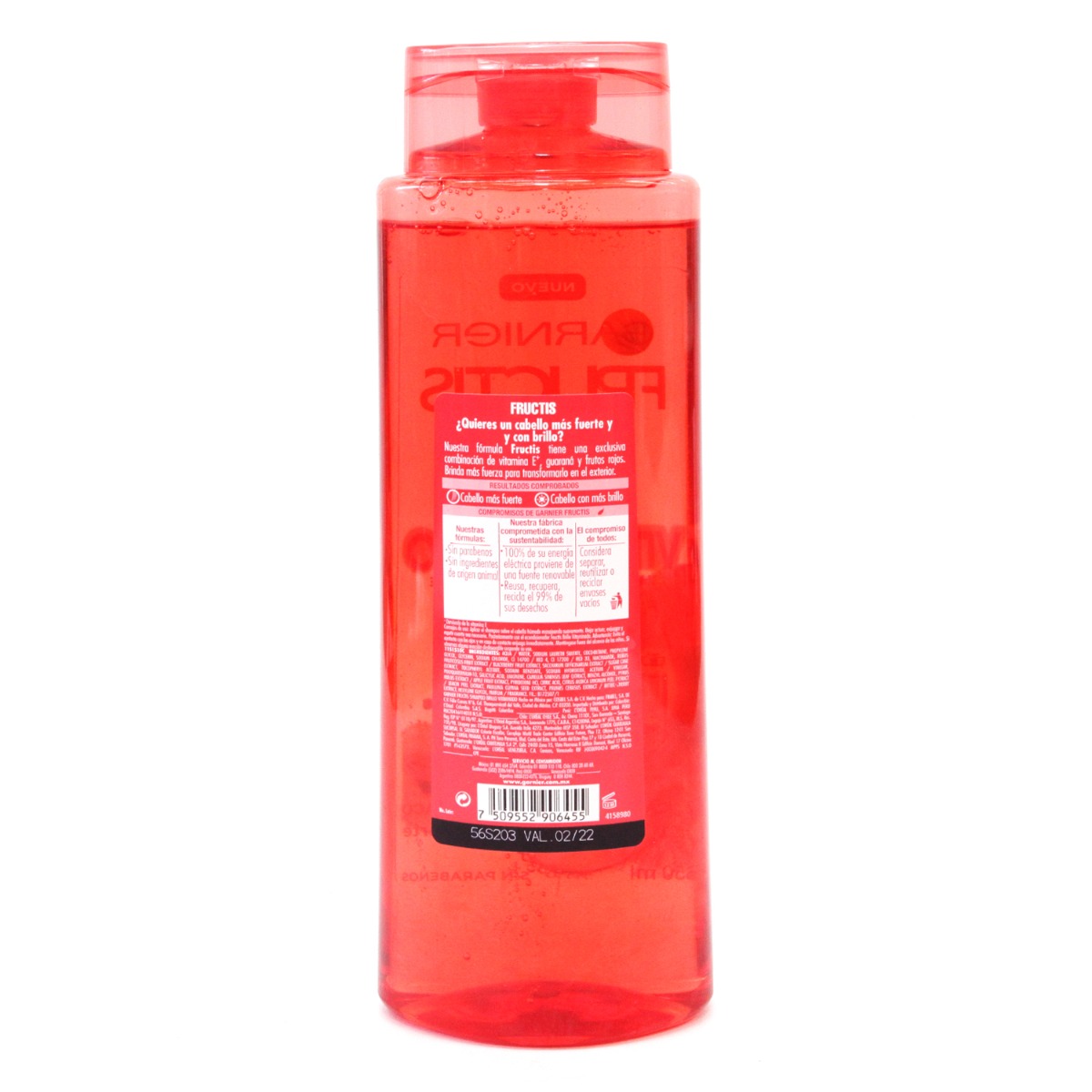 Fructis Shampoo Brillo Vitamina De 650 Ml