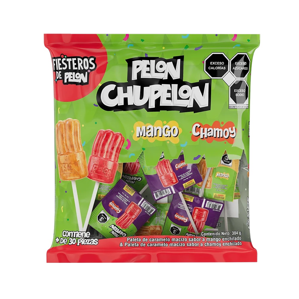 Pelón Chupelón Paleta 384 Gr