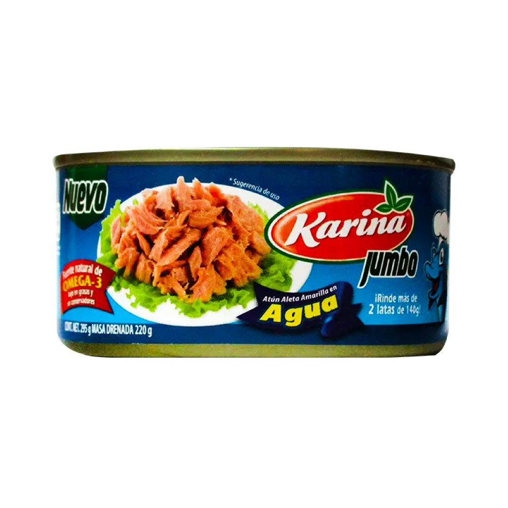 Atún Karina Jumbo En Agua 295 gr