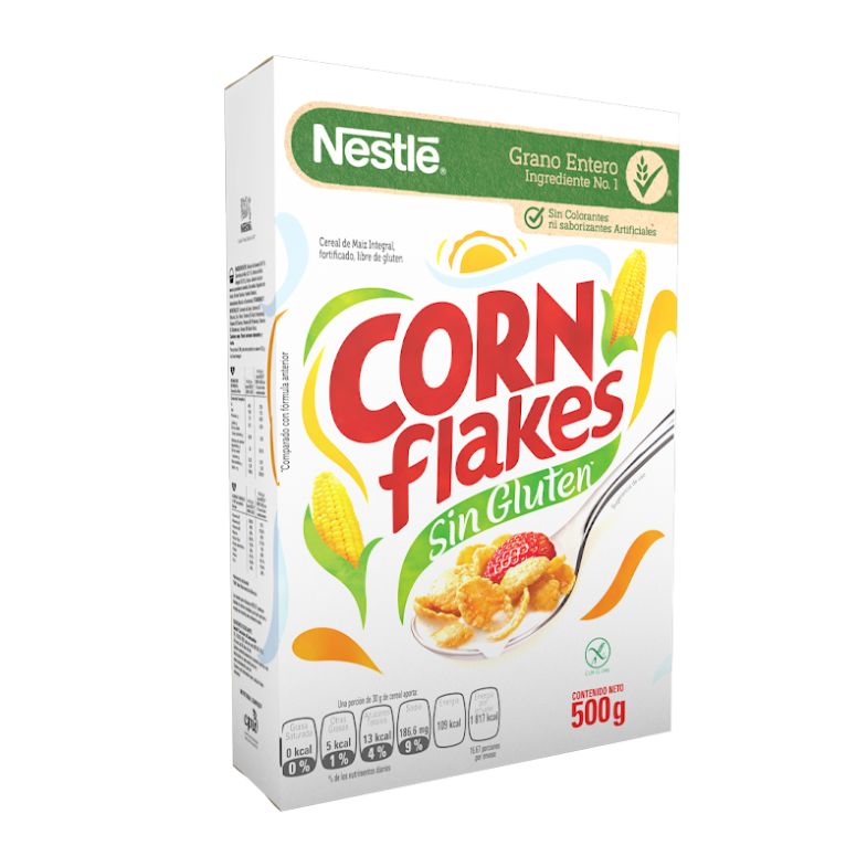 Cereal Nestlé Corn Flakes sin Gluten 500 g