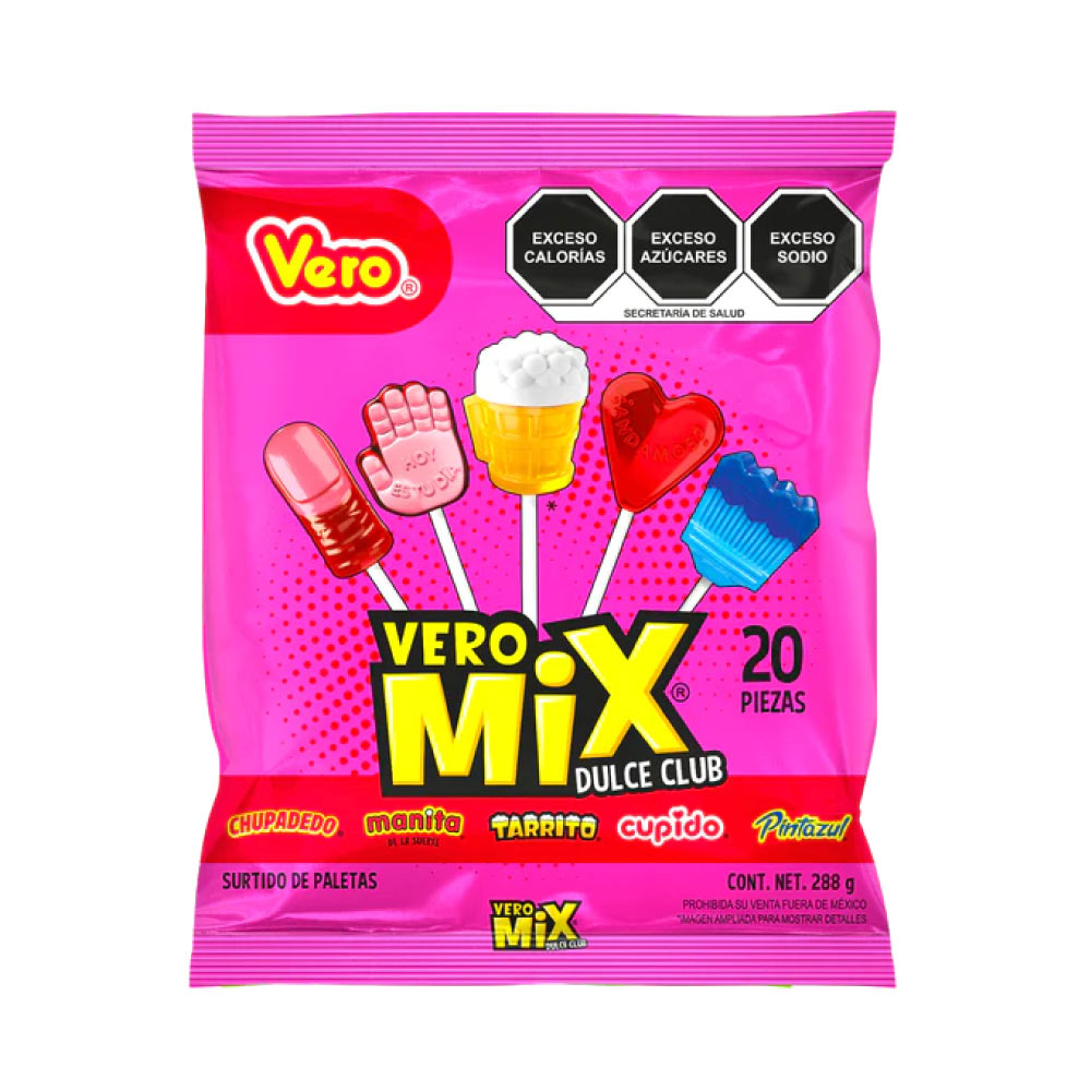Vero Paleta Club Mix 20/288 gr