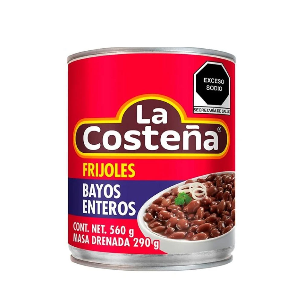 La Costeña Frijoles Enteros Bayos 560 gr
