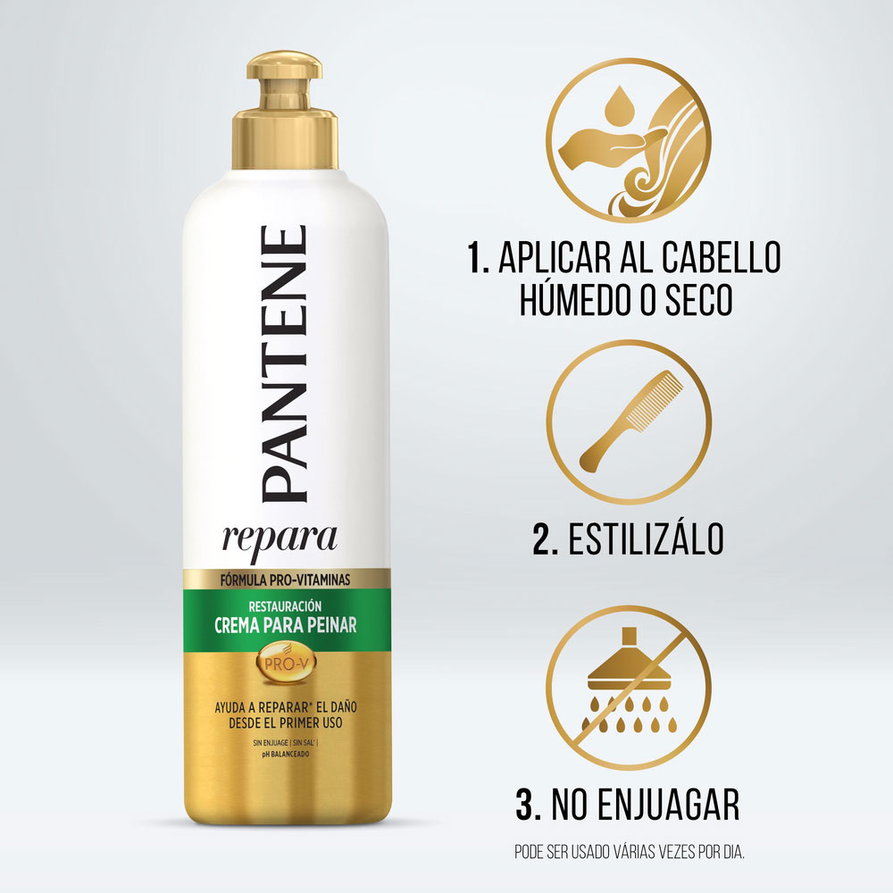 Crema Para Peinar Pantene Restauracion 160 ml