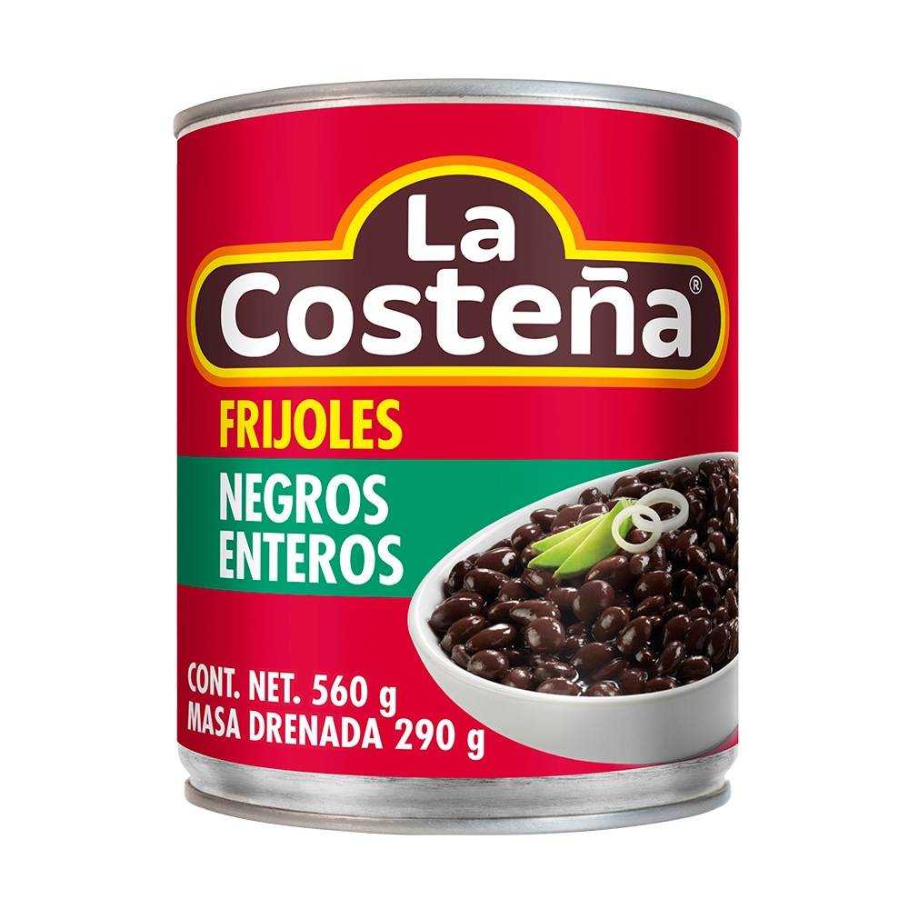 La Costeña Frijol Ent Negro 12/560 Gr *