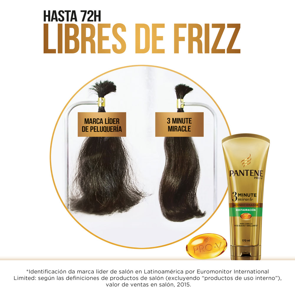 Acondicionador Pantene 3 Min Restaur de 170 ml