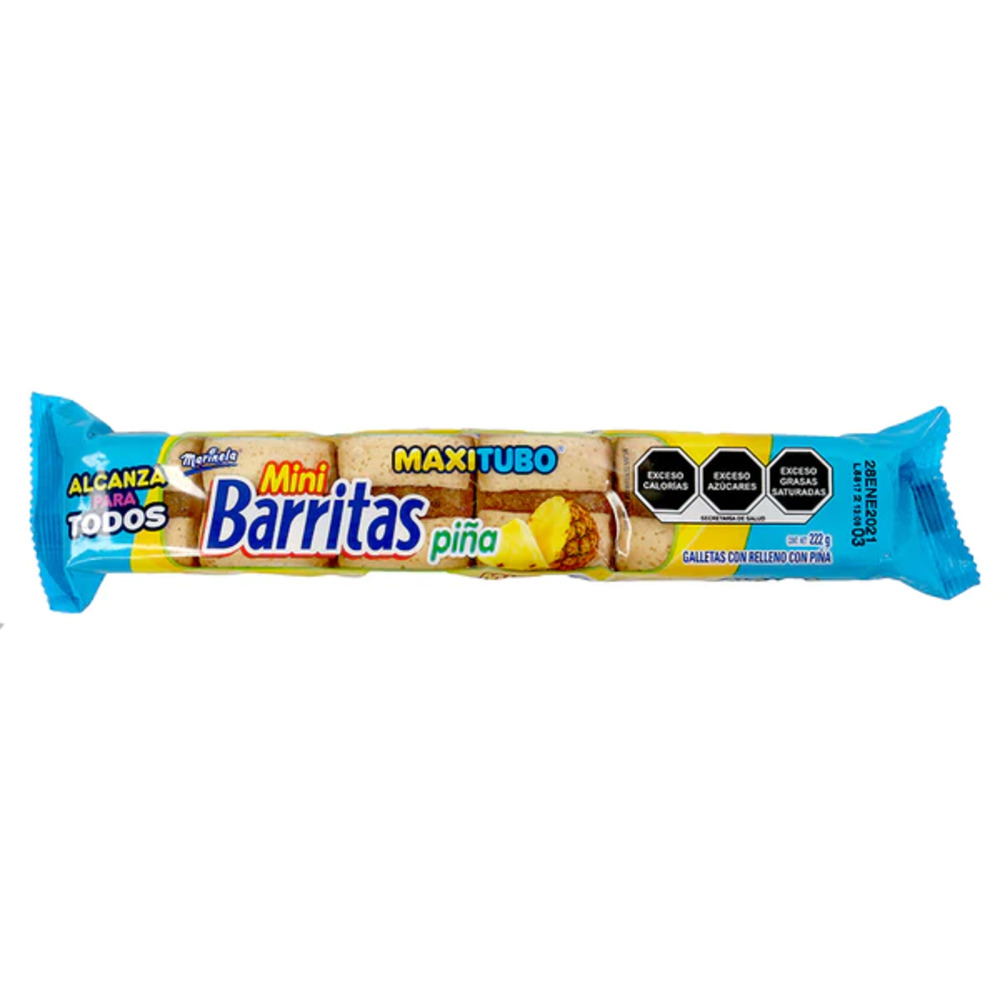 Galletas Marinela Mini Barritas Piña 222 g