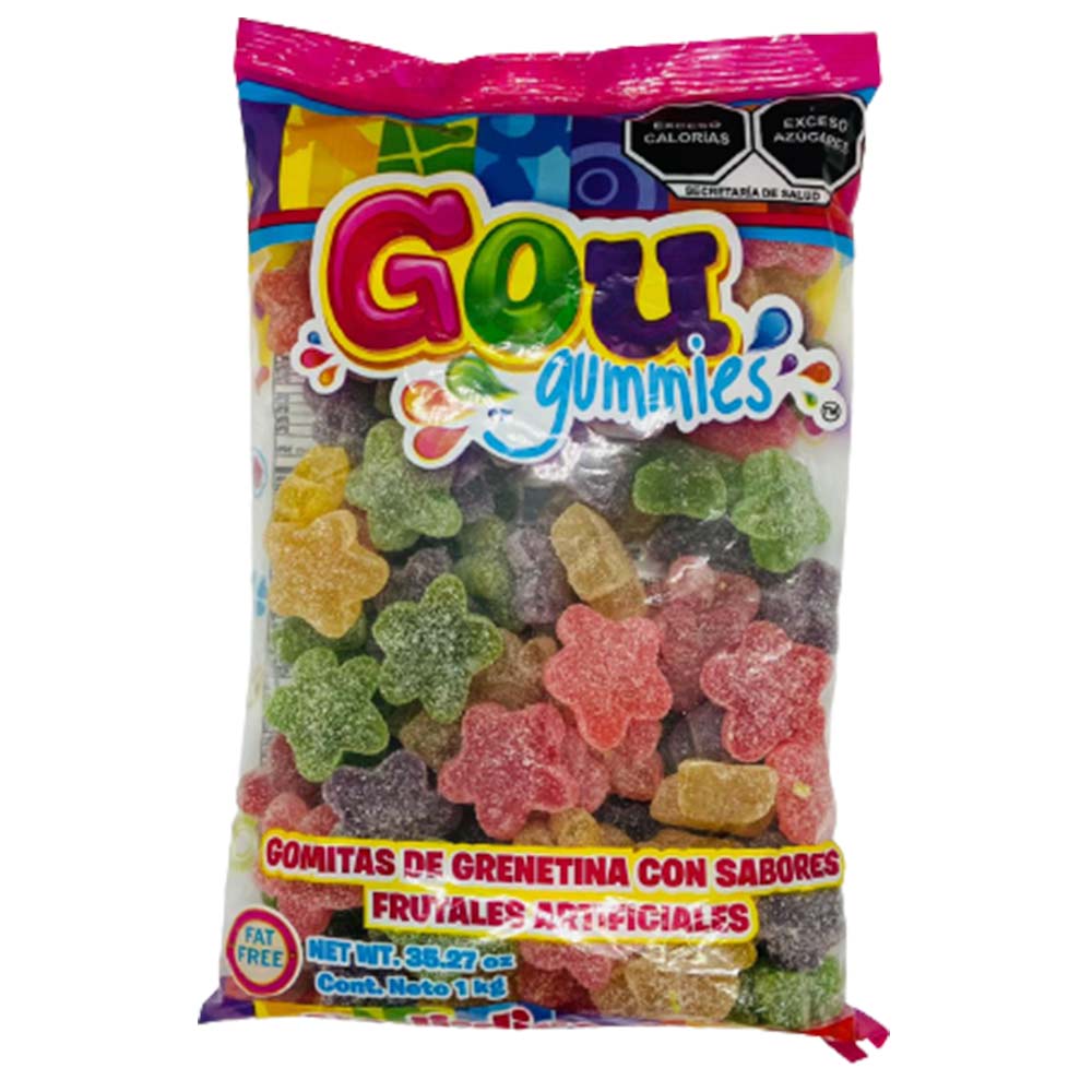 Gou Gomitas Estrella Con Sabores Frutales 1 Kg