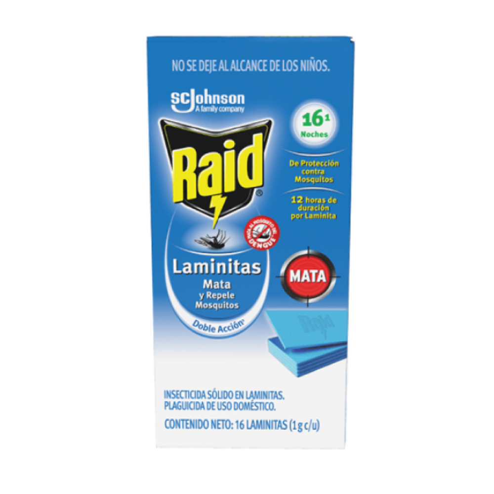 Laminas Raid Mats 16 Piezas