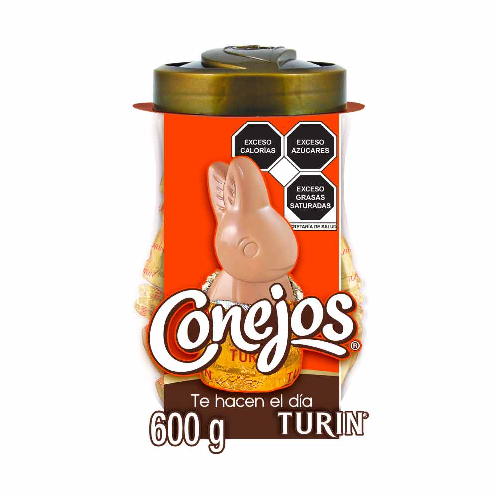 Chocolate Turin Conejo Vitrolero 600 gr