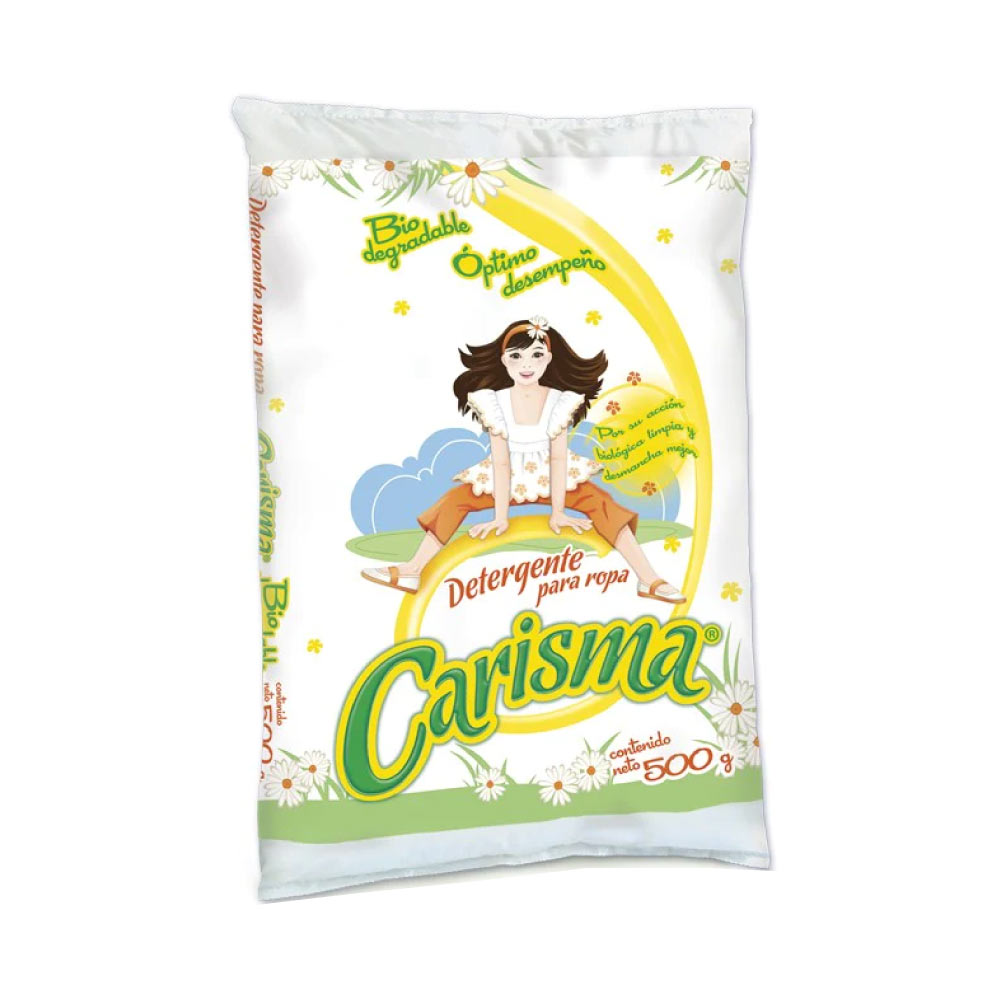Detergente en Polvo Carisma 500 g