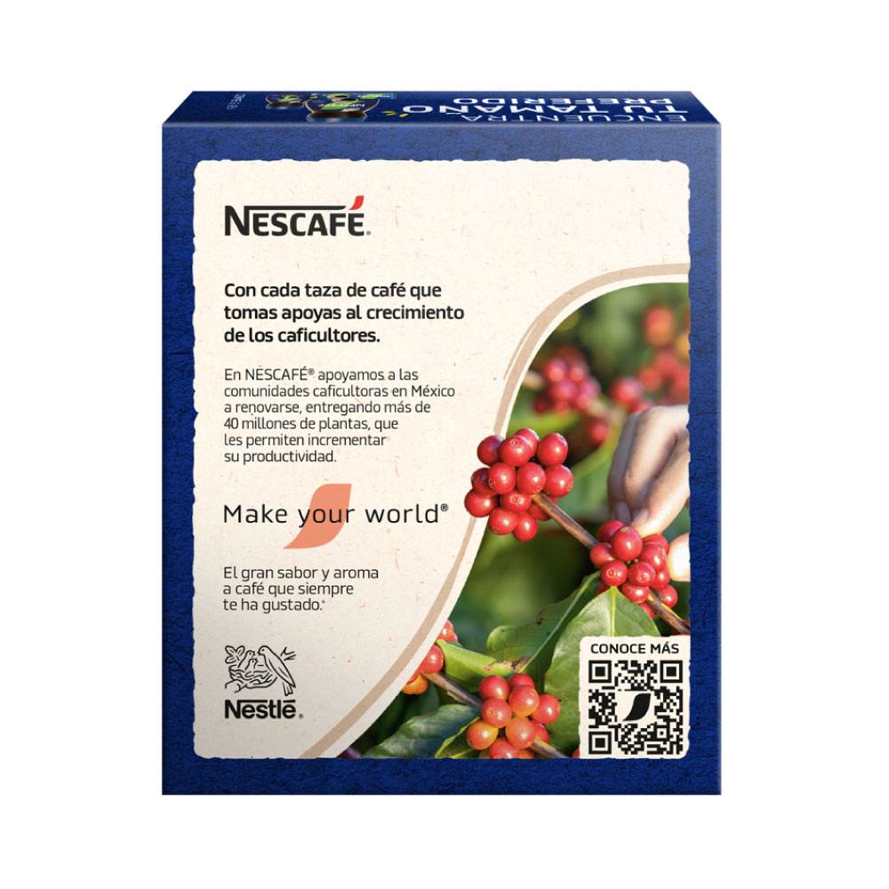 Café Soluble Nescafé Decaf Original Stick 8 pz de 14 g