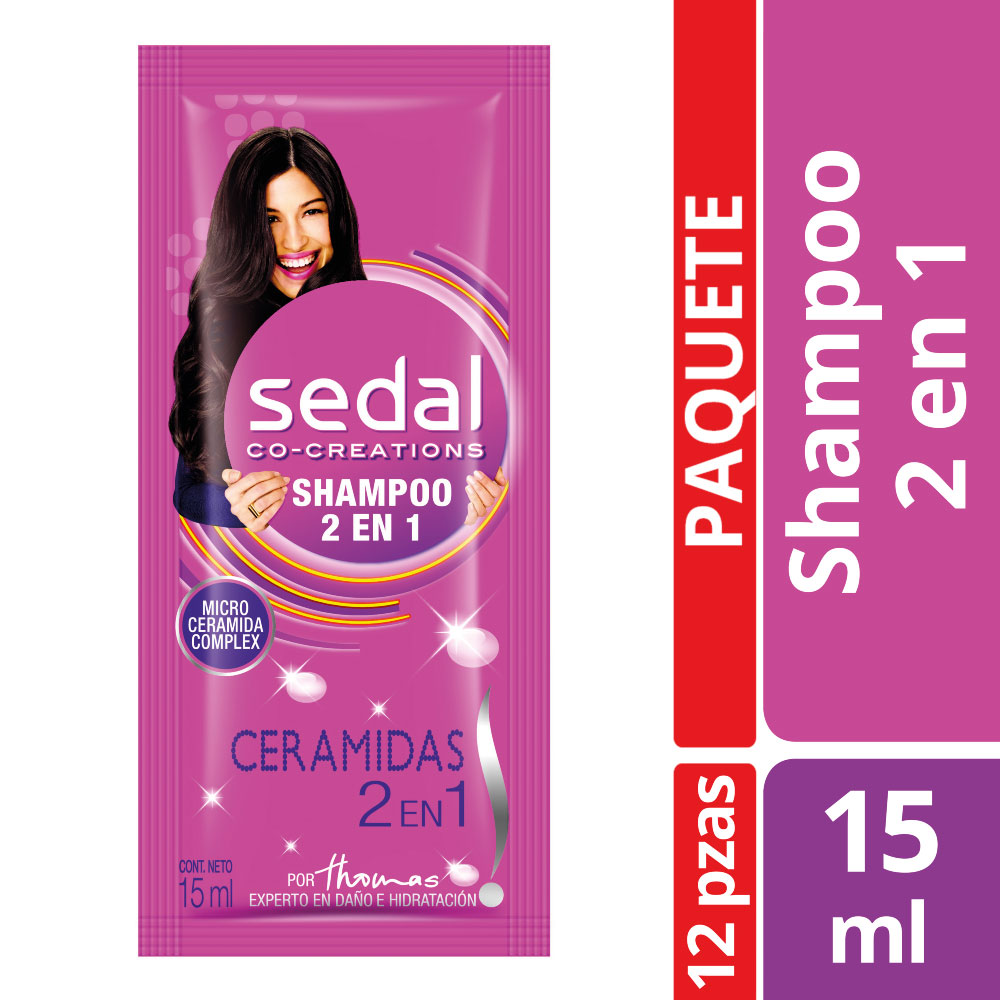 Sedal Sh Ceramidas 2 En 1 Sachet 12/24/10 Ml(C)