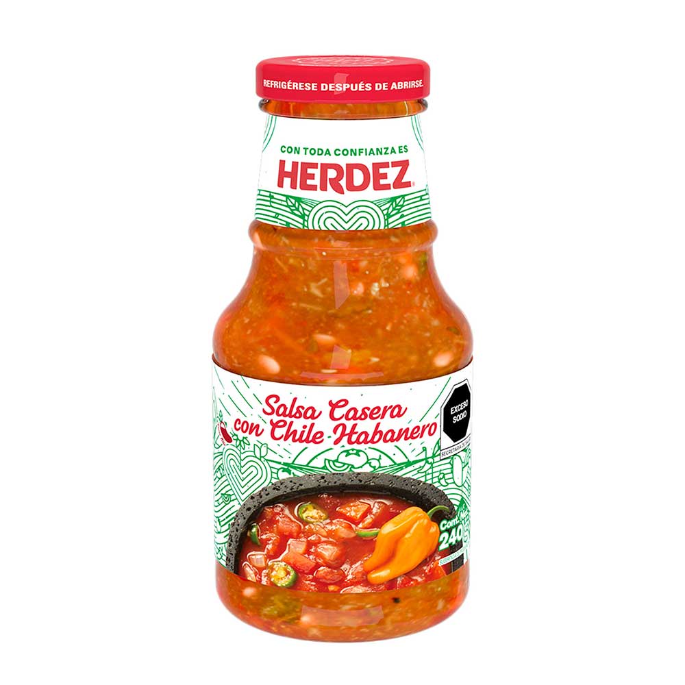 Herdez Salsa Casera Picante 12/240G