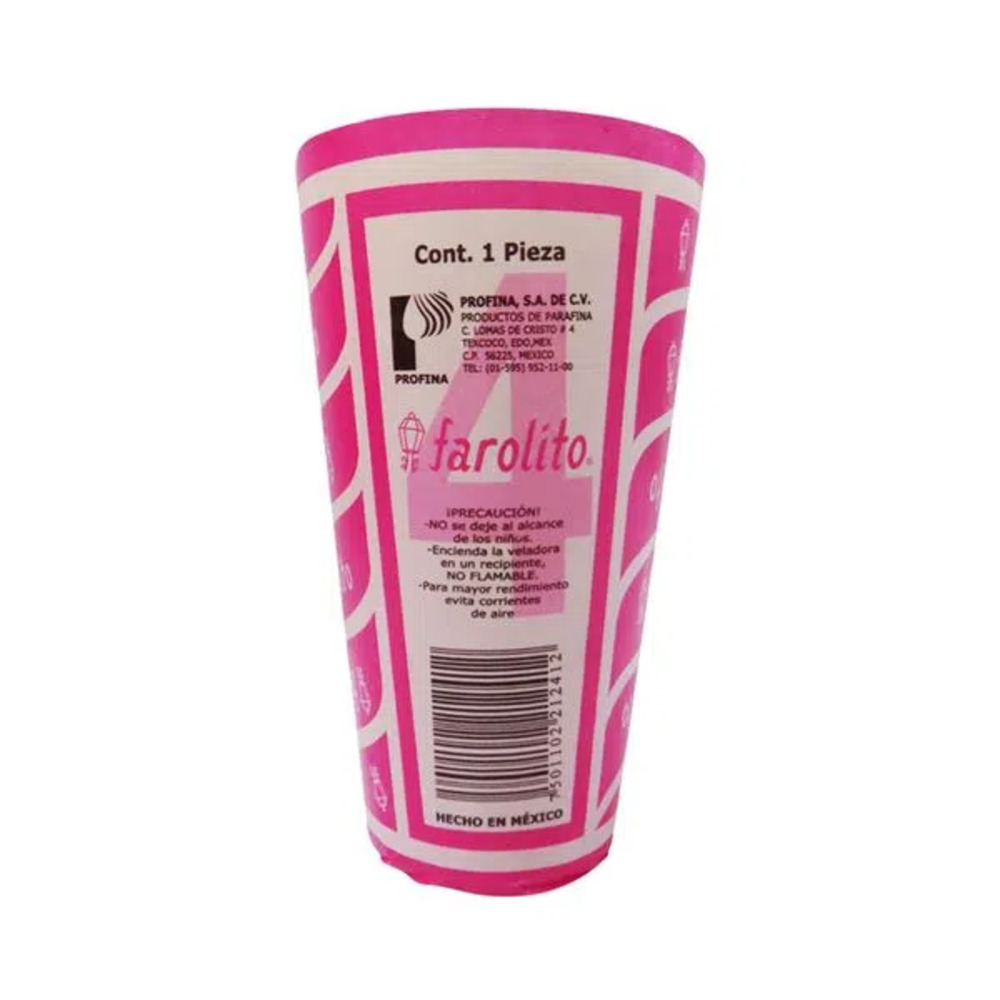 Farolito Vel Cono No. 4  40 Pz (Io)