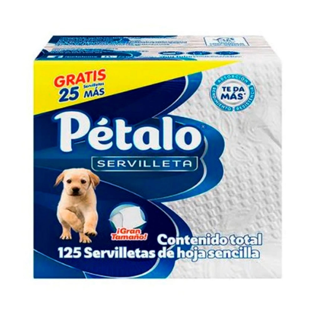 Servilletas Petalo 48 de 100 pz + 25 pz Gratis