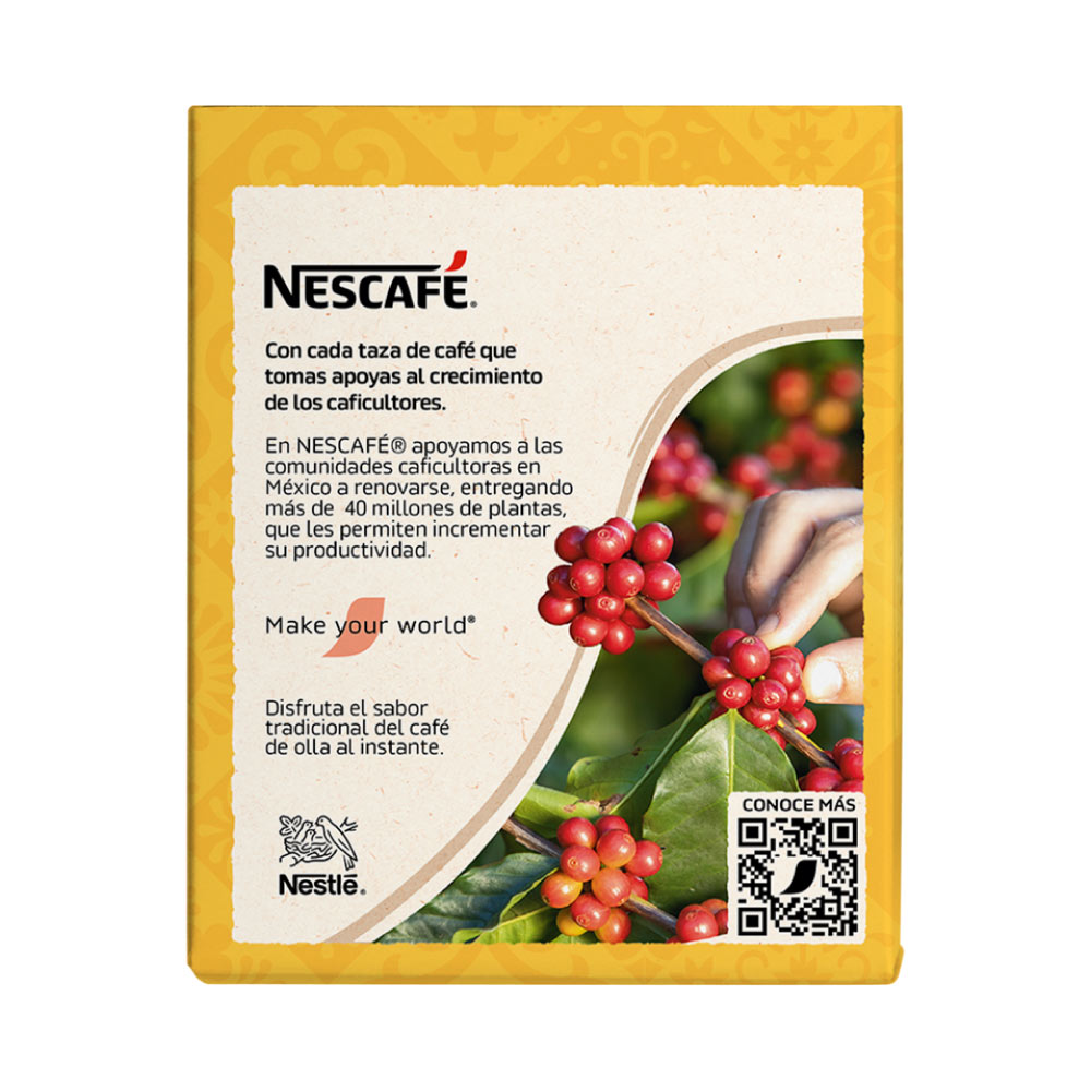 Café Soluble Nescafé de Olla Stick 12 pz de 10 g