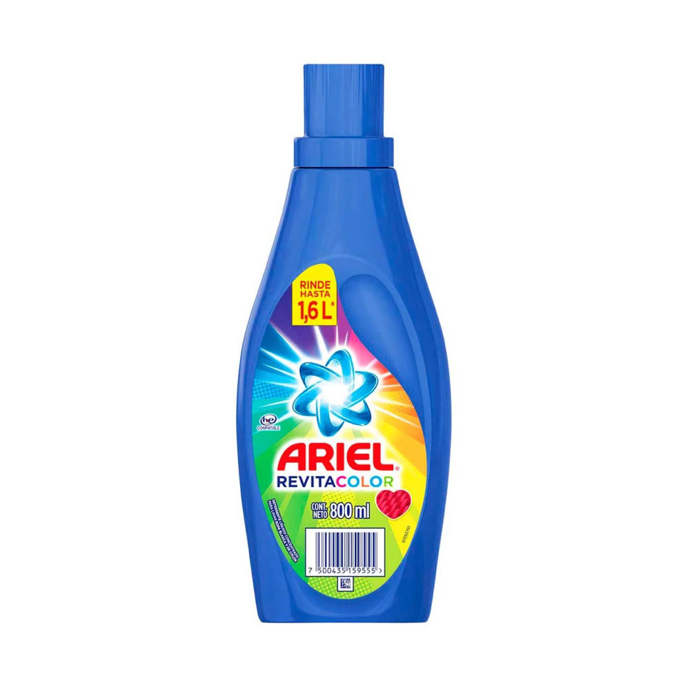 Ariel Revitacolor Detergente liquido 800 ml