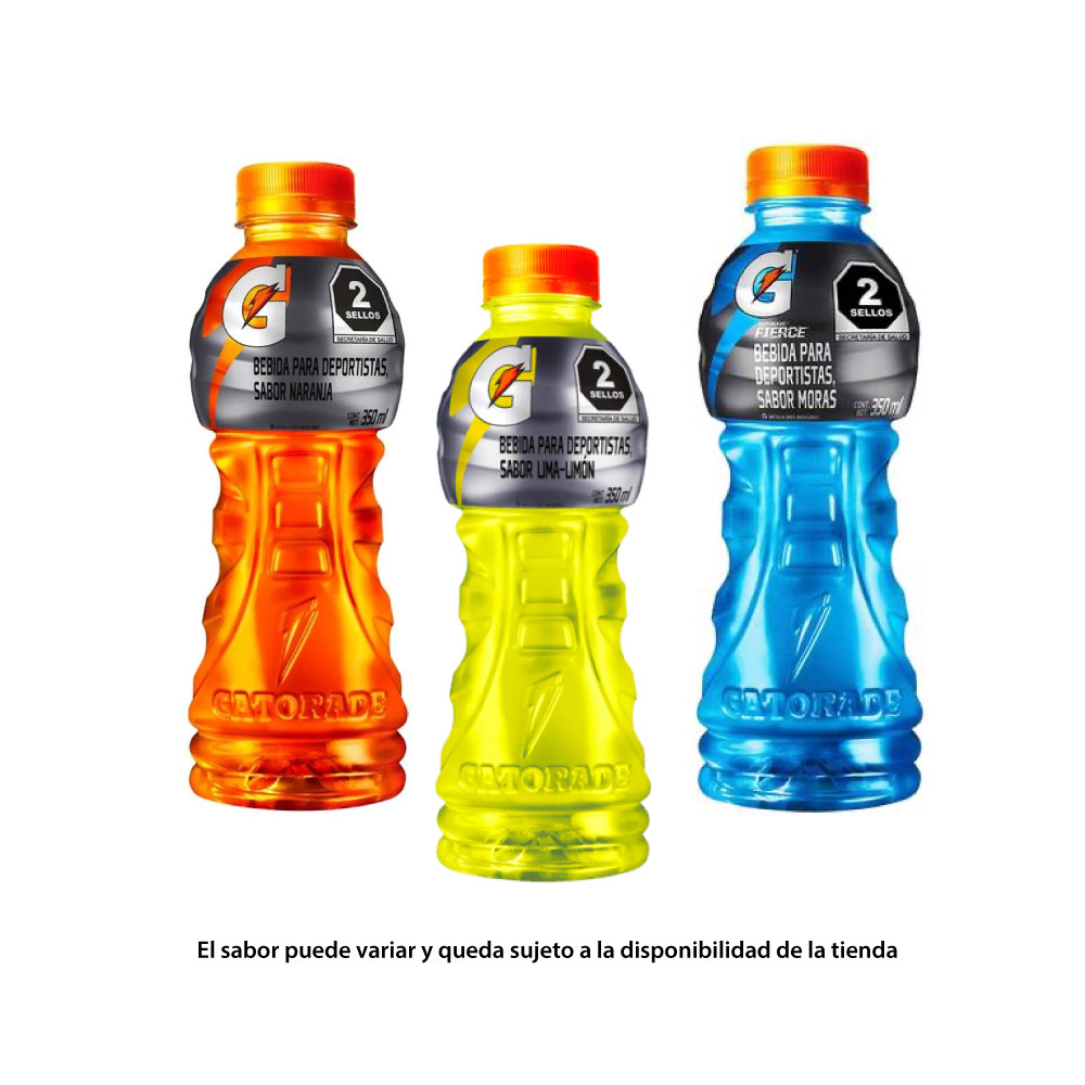 Gatorade Bebida Rehidratante Bebida Hidratante 350 ml Sabores