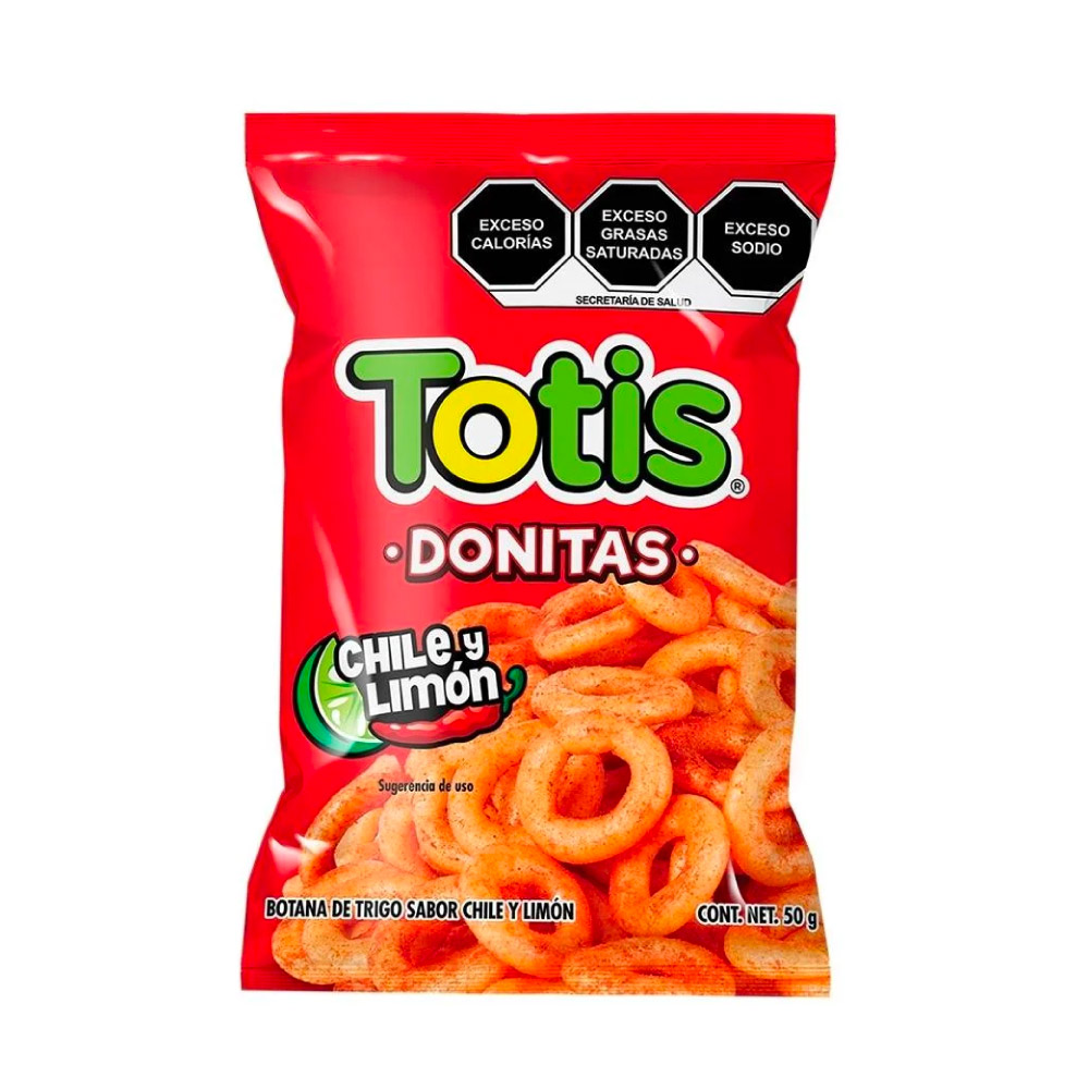Totis Donitas Chile Y Limon 50 gr
