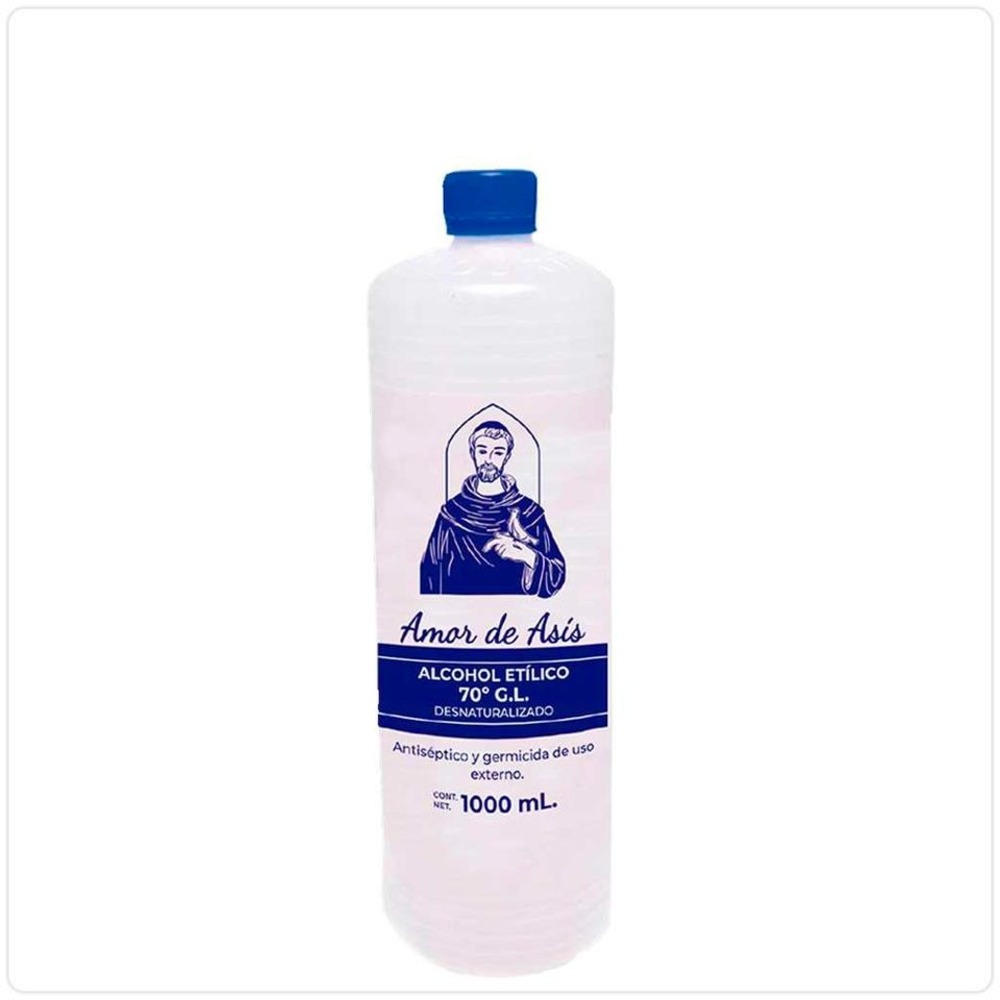 Alcohol Amor De Asis 70 De 1 Lt