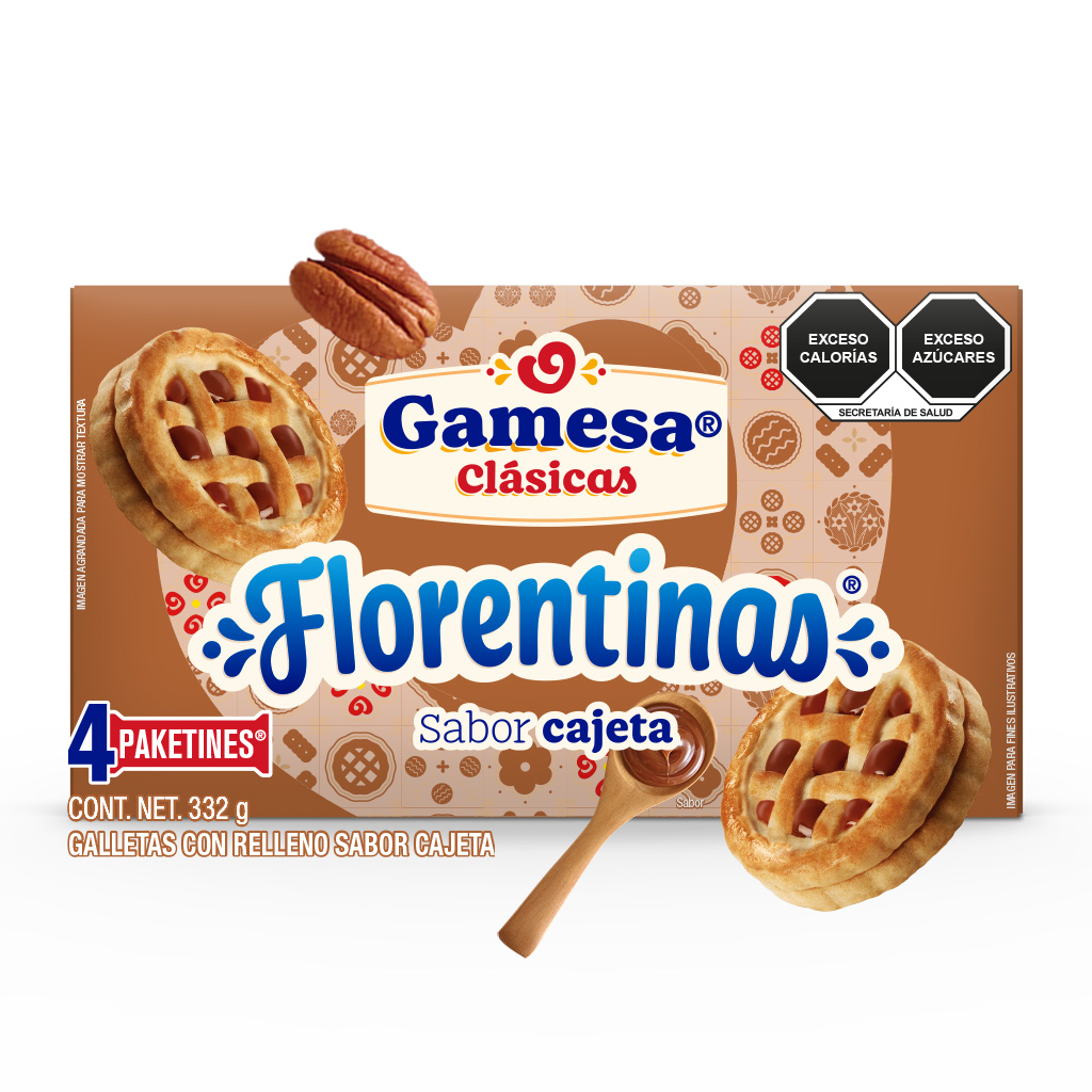 Gamesa Galletas Florentinas Cajeta 332 gr