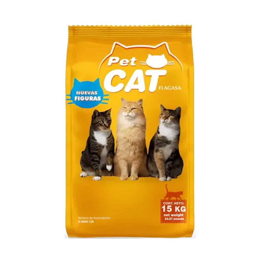 Pet Cat Alimento para Gato 15kg