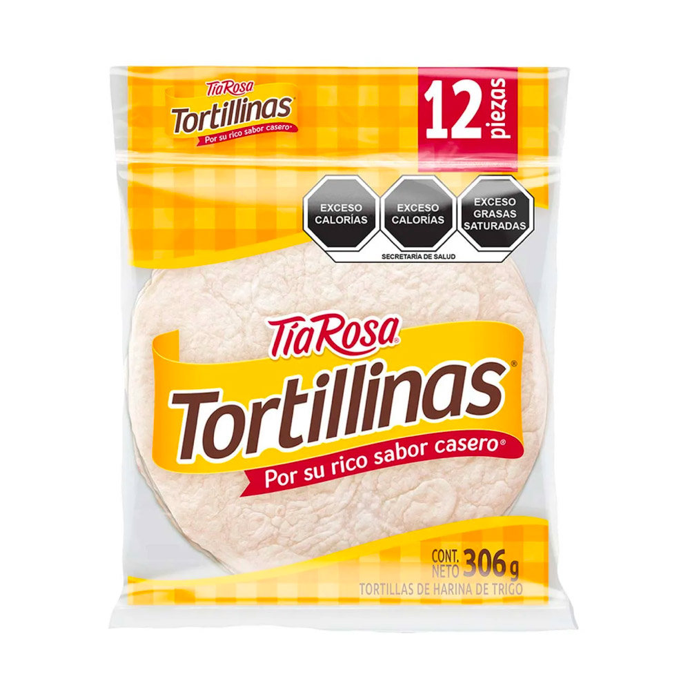 Tia Rosa Tortillinas 306gr (12pz)