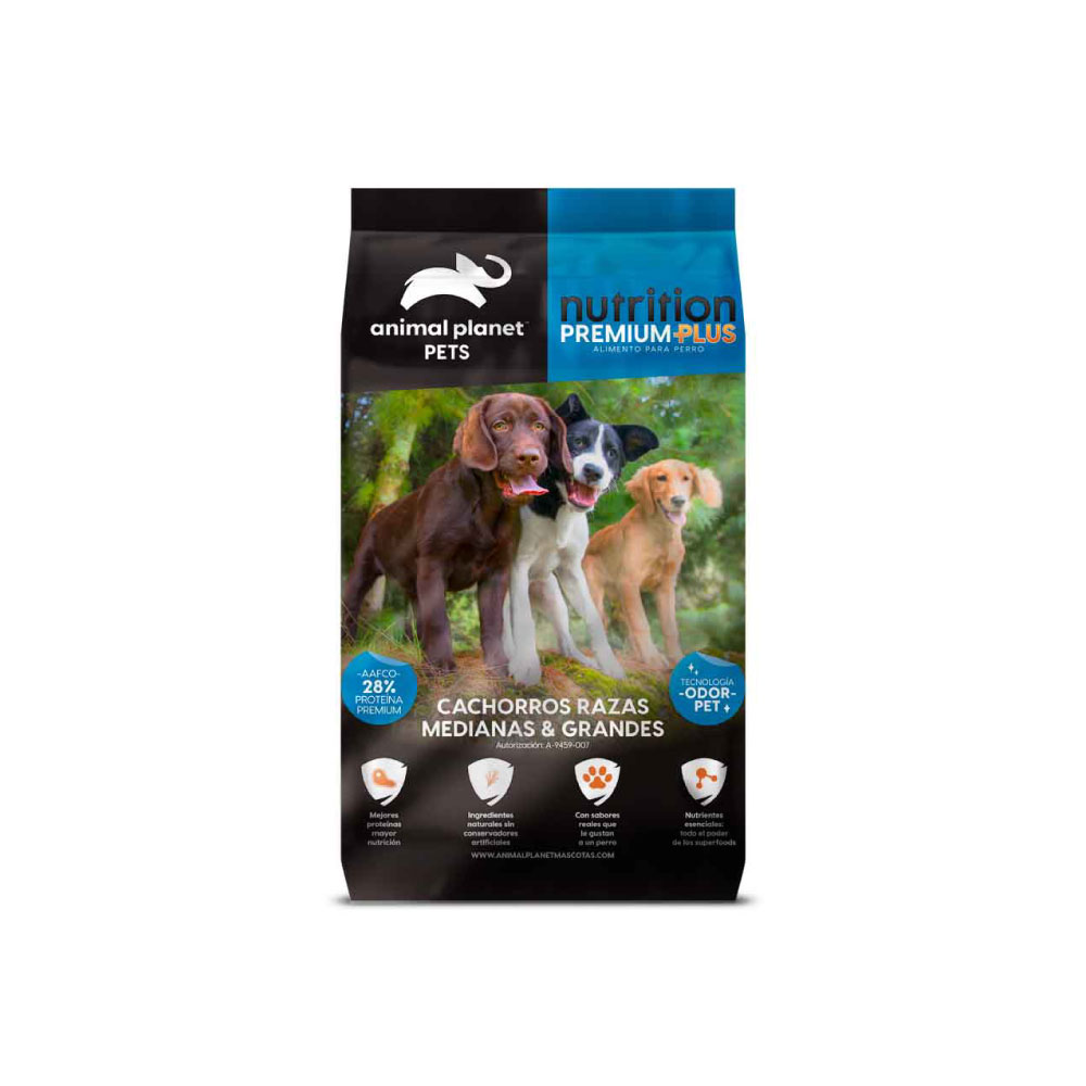 Animal Planet Alimento Cachorro Razas Medianas Y Grandes 20 Kg