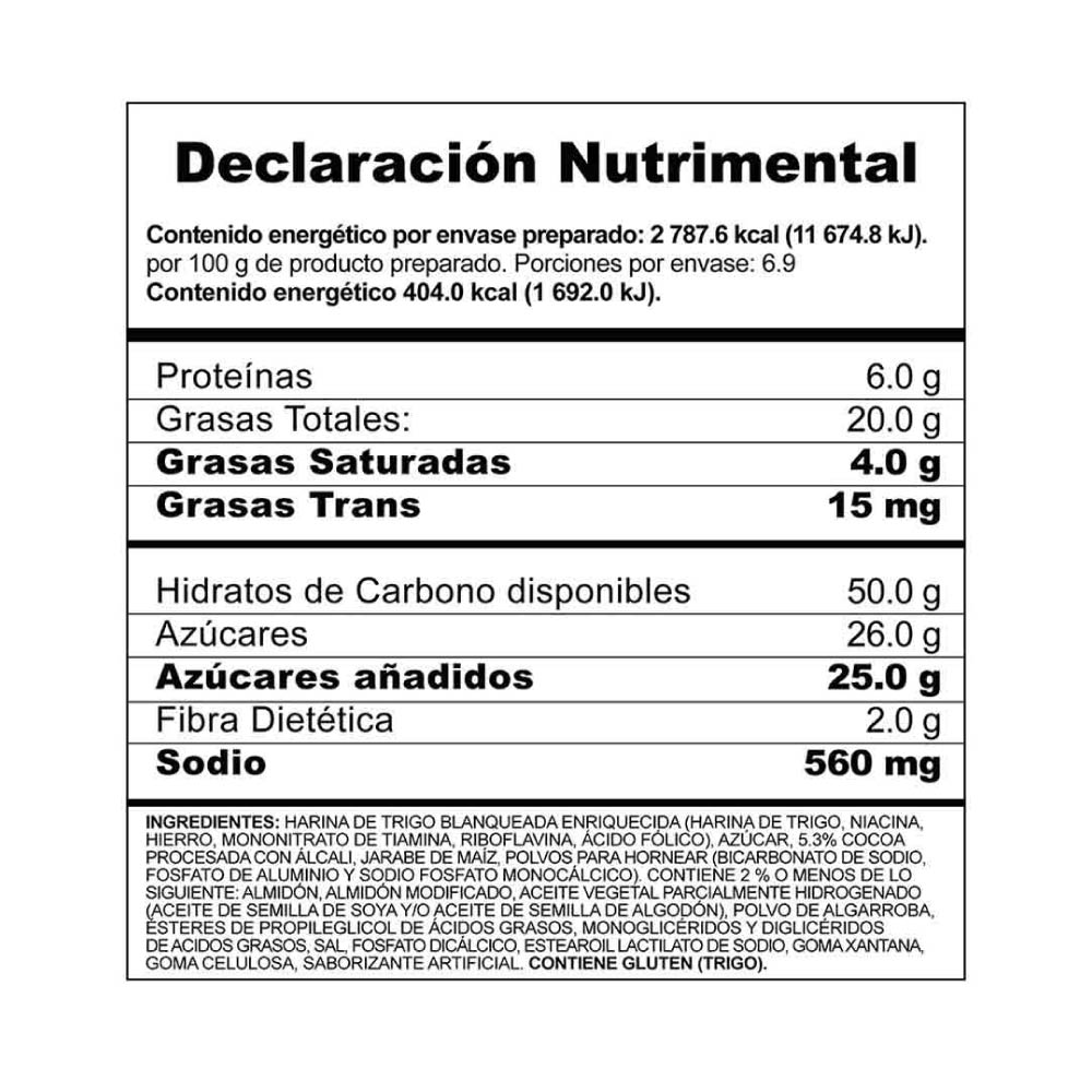 Harina para pastel Betty Crocker Chocolate 432 g