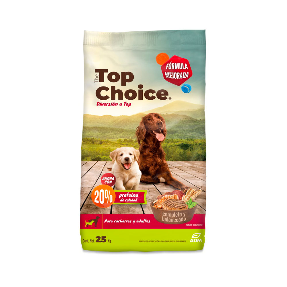 Top Choice Alim Perro Bulto 25 Kg