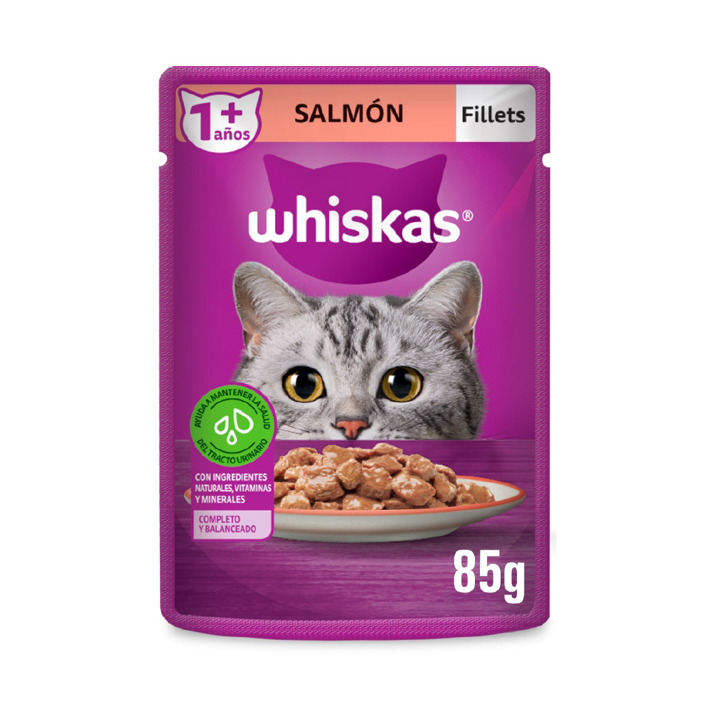 Whiskas Pouch Salmon 85 Gr