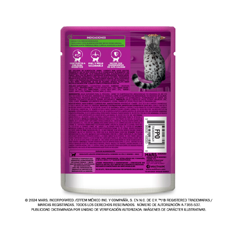 Whiskas Pouch Salmon 85 Gr