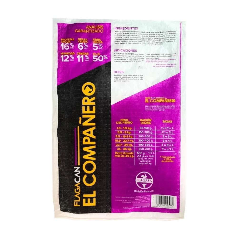 Compañero Alimento Para Perro 25 Kg