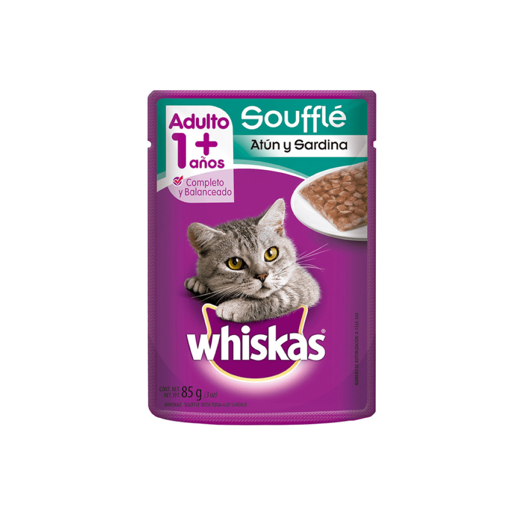 Whiskas Jelly Pouch Atun Y Sardina 85 Gr