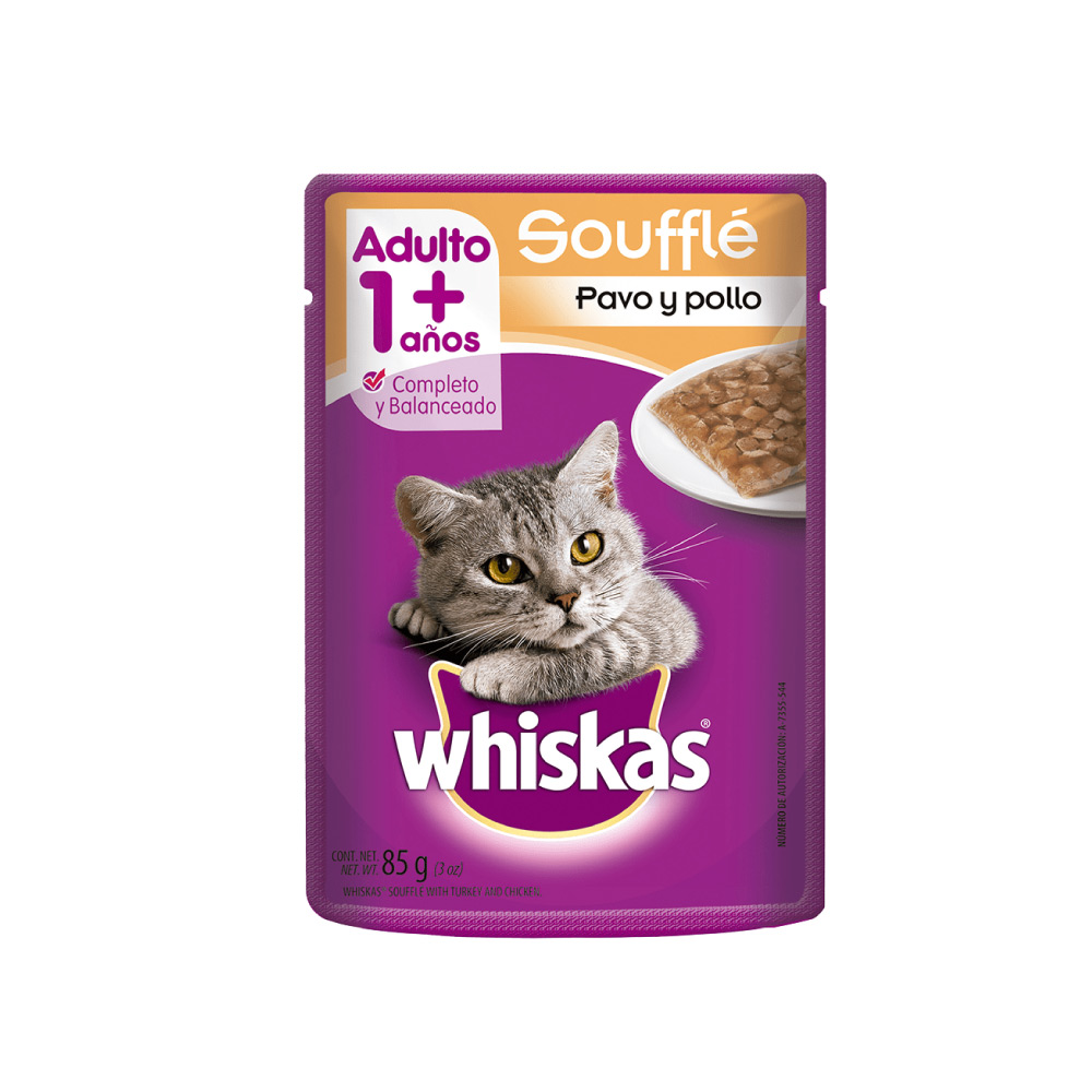 Whiskas Jelly Pouch Pollo Y Pavo 85 Gr