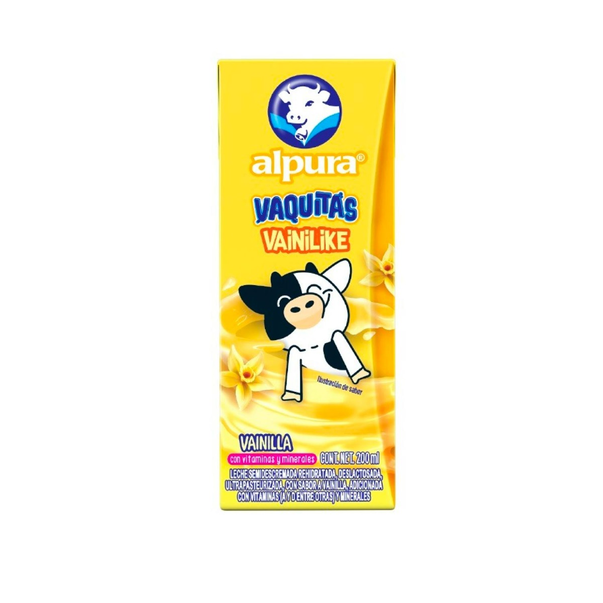Leche Saborizada Alpura Sabor Vainilla 200 Ml