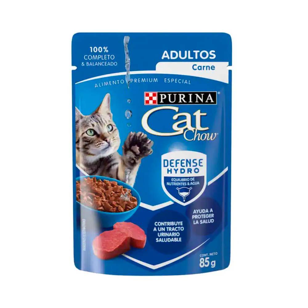 Purina Cat Chow Adultos Carne Sobre de 85 gr