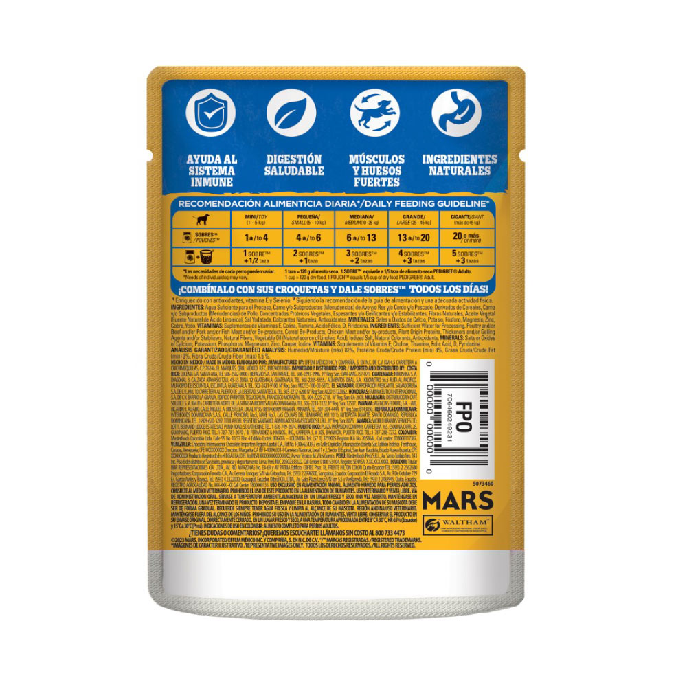 Pedigree Panc Pouch Pollo 12/100 Gr