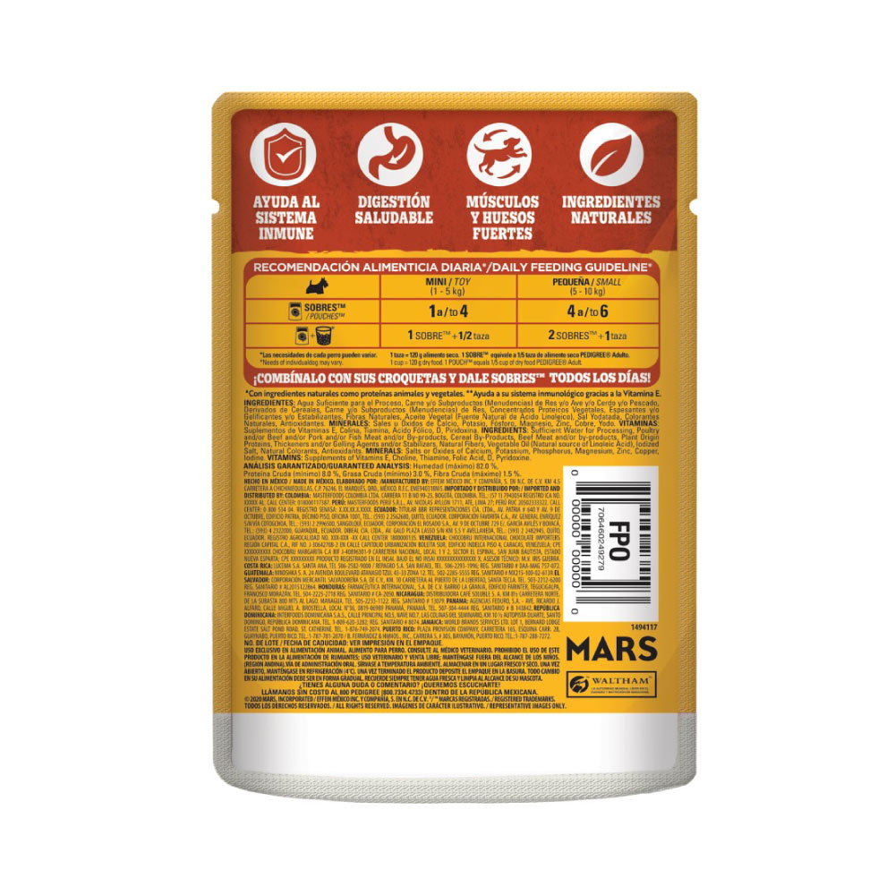 Pedigree Rp Pouch Pollo 12/100 Gr