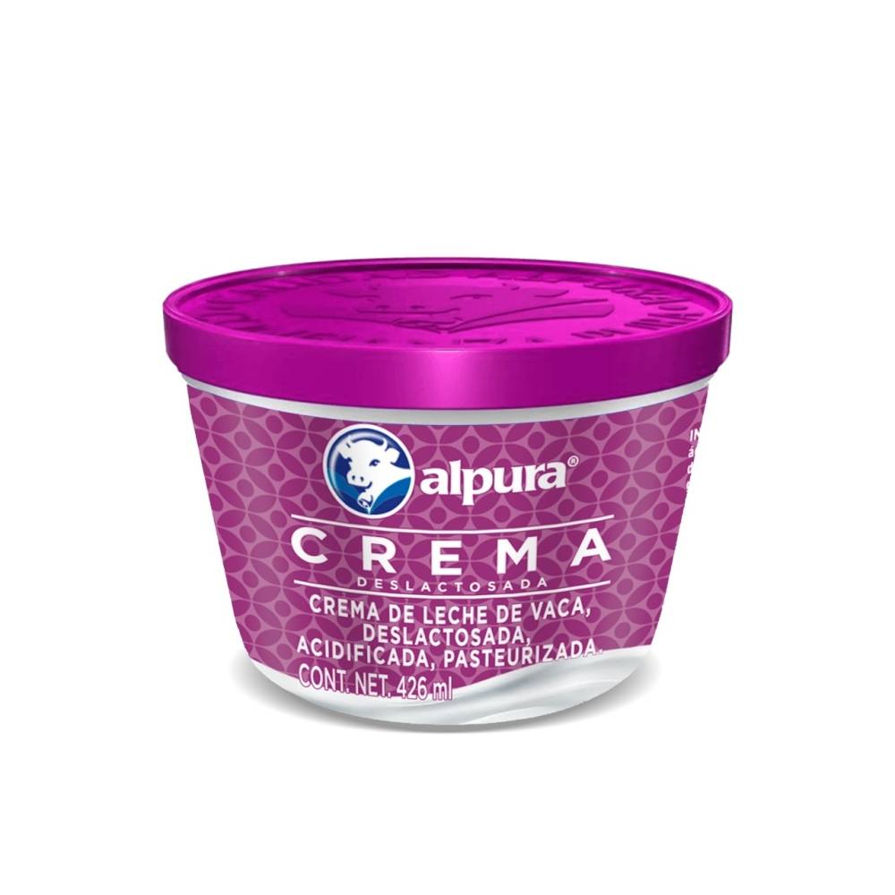 Alpura Crema Deslactosada 426 Ml