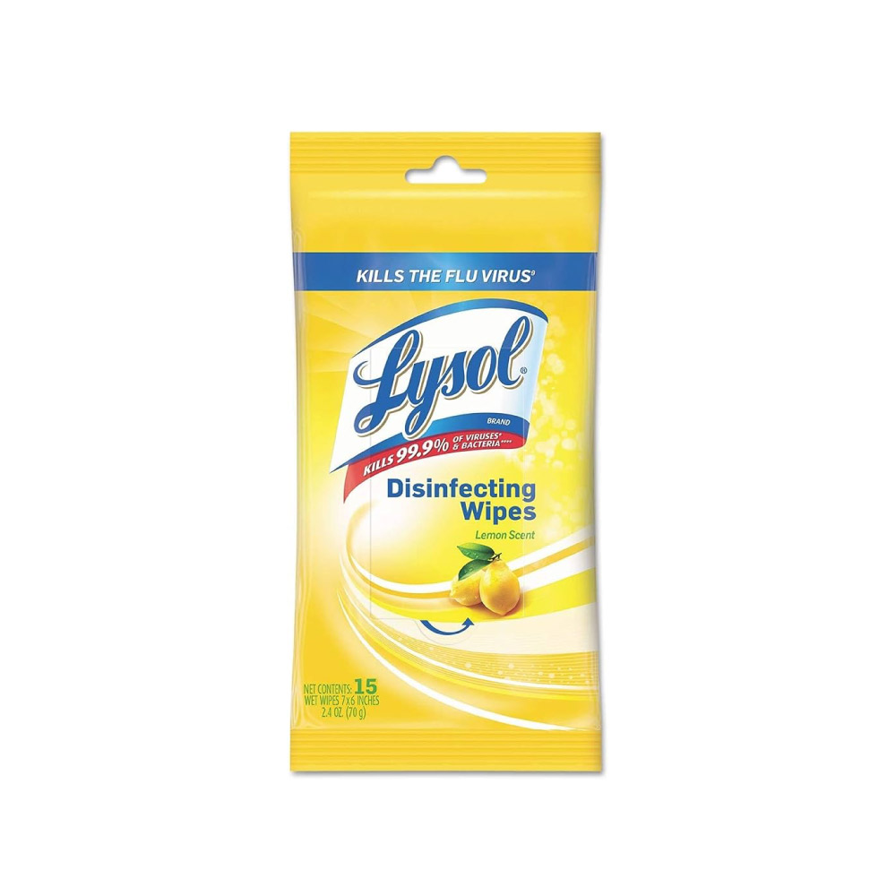 Lysol Wipes Togo Citrs 15 pz