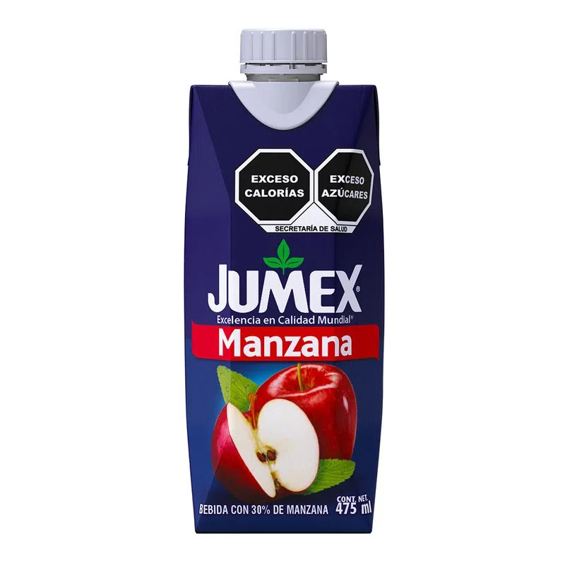 Bebida de Fruta Jumex Prisma Manzana 475 ml