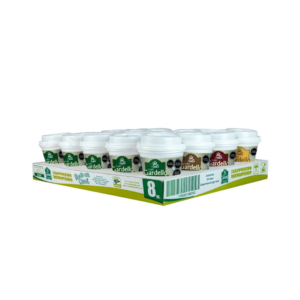 Gardello Capuccino Surtido 8 Oz 28 gr