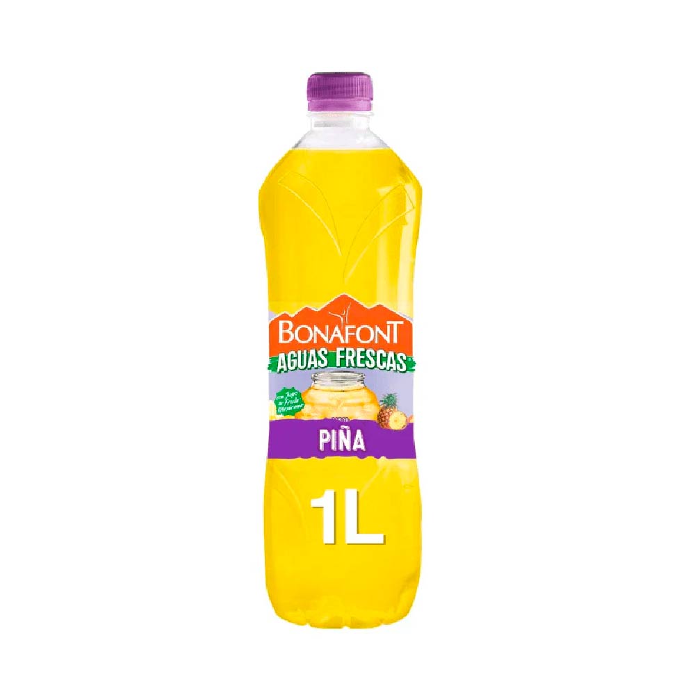 Agua Saborizada Bonafont Juizzy Piña 1 L