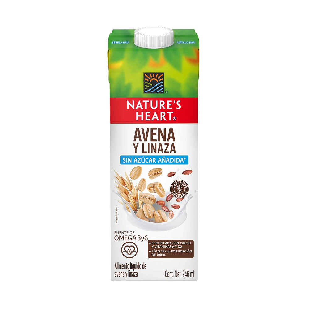 Bebida Avena + Linaza Nature's Heart 946 ml
