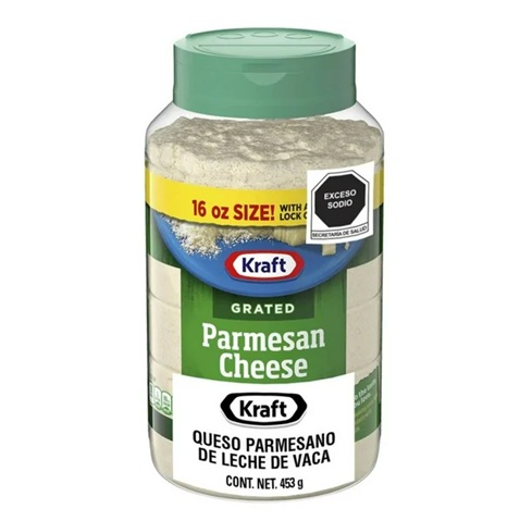 Queso Kraft Parmesano Rallado 453 g